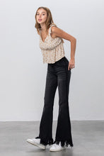 Load image into Gallery viewer, HIGH RISE BLACK SUPER FLARE