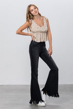 Load image into Gallery viewer, HIGH RISE BLACK SUPER FLARE