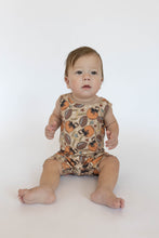 Load image into Gallery viewer, Football Shorty Tank Romper