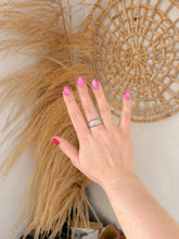 Load image into Gallery viewer, ROARK TEXTURED RING SZ 8
