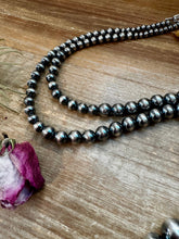 Load image into Gallery viewer, NFR Collection Necklace – Graduated Sterling Silver Pearls 6mm to 16mm – 45"
