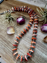 Load image into Gallery viewer, NFR Collection Necklace – 6mm Sterling Silver Pearls with 16mm Spiny Oyster – 38"