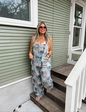 Load image into Gallery viewer, Denim Patch Overalls