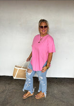 Load image into Gallery viewer, Spring Washed Cotton Boyfriend Tee - Pre Order - 4 Colors