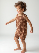 Load image into Gallery viewer, Cactus Shorty Tank Romper