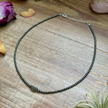Load image into Gallery viewer, Sterling Silver Pearl & Labradorite Necklace – 16”