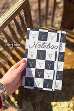 Load image into Gallery viewer, Checkered Skull Notebook