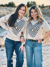 Load image into Gallery viewer, Tiny Hearts with Gold Puff Tee & Sweatshirt