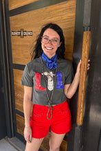 Load image into Gallery viewer, Red, White & Boots Tee