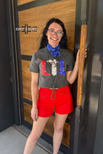 Load image into Gallery viewer, Red, White & Boots Tee