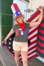 Load image into Gallery viewer, Red, White & Boots Tank