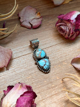 Load image into Gallery viewer, Golden Hills Turquoise Sterling Silver Pendant