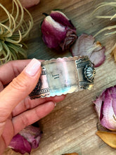 Load image into Gallery viewer, Coral & Turquoise Sterling Silver Cuff Bracelet – Stamped Errick
