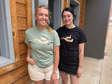 Load image into Gallery viewer, Metallic Spur Tee- DESERT GREEN
