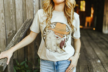 Load image into Gallery viewer, Western Santa Graphic Tee