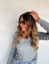 Load image into Gallery viewer, Fall Henley Top
