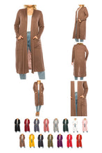 Load image into Gallery viewer, Plus size, solid duster cardigan
