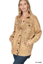 Load image into Gallery viewer, Acid Wash Shacket
