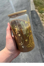 Load image into Gallery viewer, Wild West Glass Cup
