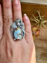 Load image into Gallery viewer, Golden Hill Turquoise Sterling Silver Ring – Size 9.5, One of a Kind
