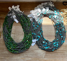 Load image into Gallery viewer, 21” Necklace – Sterling Silver Pearls &amp; High-Grade Oval Turquoise
