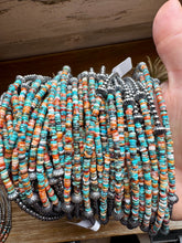 Load image into Gallery viewer, Sterling Silver Pearl Choker with Extra Turquoise &amp; Spiny Oyster
