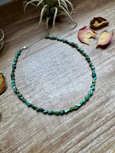 Load image into Gallery viewer, Choker Green Nugget Turquoise Choker
