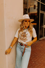 Load image into Gallery viewer, Cowboy Santa Christmas Graphic Tee
