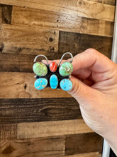 Load image into Gallery viewer, Butterfly Ring - Adjustable - Mix Stone &amp; Sterling Silver
