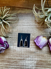 Load image into Gallery viewer, Sterling Silver Pearl &amp; Black Onyx Dangle Earrings
