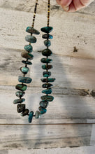 Load image into Gallery viewer, Turquoise Nugget &amp; Shell Necklace – 18.5&quot;
