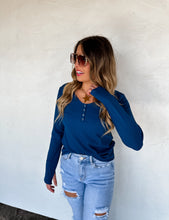 Load image into Gallery viewer, Fall Henley Top

