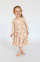 Load image into Gallery viewer, Floral Butterfly Shirred Dress
