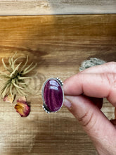 Load image into Gallery viewer, Ring - Size 6 -Red Spiny &amp; Sterling Silver II
