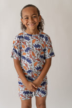 Load image into Gallery viewer, Blue Dino Boys Casual Day Set
