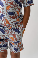 Load image into Gallery viewer, Blue Dino Boys Casual Day Set
