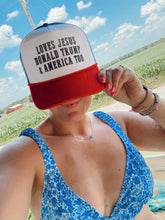 Load image into Gallery viewer, DONALD TRUMP *RWB* CAP
