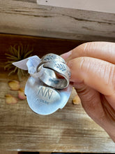 Load image into Gallery viewer, Adjustable Ring – Wild Horse Stone – Sterling Silver – Ned Nez Navajo Handmade
