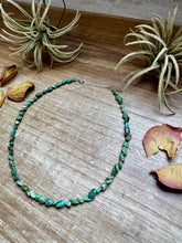 Load image into Gallery viewer, Choker Green Nugget Turquoise Choker
