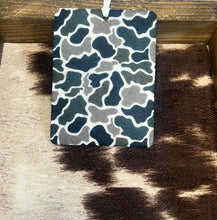 Load image into Gallery viewer, Duck Camo Felt Freshie
