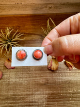 Load image into Gallery viewer, Spiny Oyster Stud Earrings – Sterling Silver
