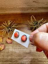 Load image into Gallery viewer, Spiny Oyster Stud Earrings – Sterling Silver
