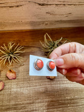 Load image into Gallery viewer, Spiny Oyster Stud Earrings – Sterling Silver
