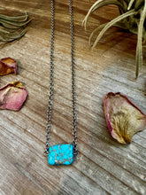 Load image into Gallery viewer, 16 inch long necklace and turquoise Variscite
