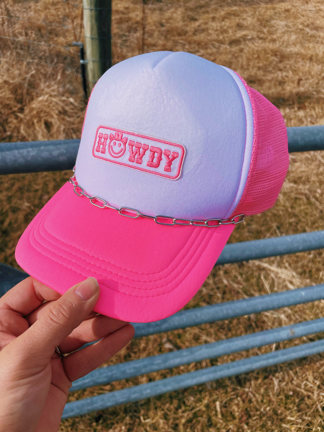 Neon Howdy Trucker Hat