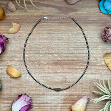 Load image into Gallery viewer, Sterling Silver Pearl &amp; Labradorite Necklace – 16”
