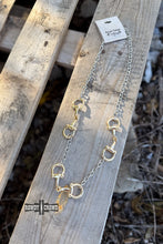 Load image into Gallery viewer, Mixed Metal 3 Bit Necklace
