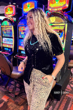 Load image into Gallery viewer, BLACK Vallejo Velvet Button Up
