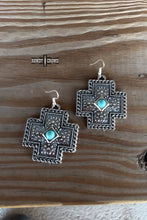 Load image into Gallery viewer, Cross My Heart Earrings

