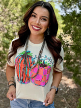 Load image into Gallery viewer, Callie Ann Stelter Oh So Thankful Pumpkins Short Sleeve Tee
